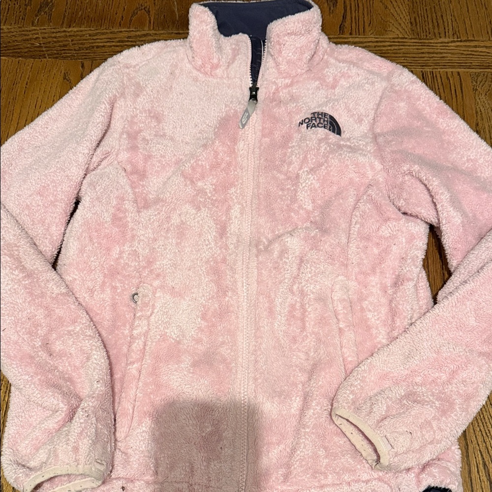 The North Face ladies light pink oso Fleece Jacket sz XS